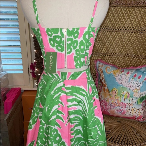 Lilly Pulitzer NWT Parfait Set Pink Pout Flamenco 🦄 Size 0 Holy Grail! 🦄 - Picture 16 of 16